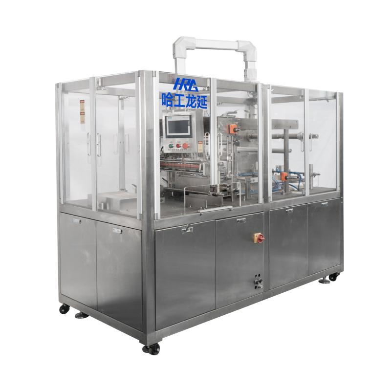 Cellophane overwrapping machine